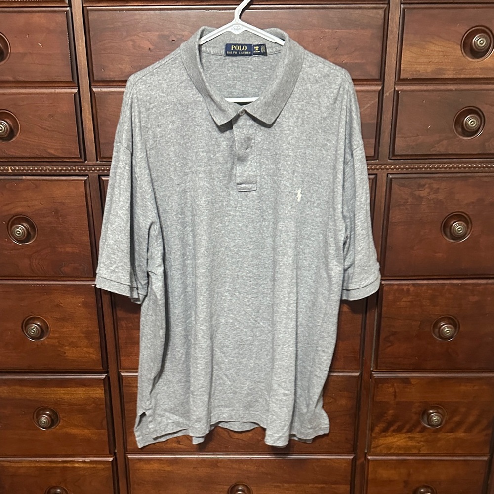 Polo by Ralph Lauren Heather Gray Men's Polo Shirt